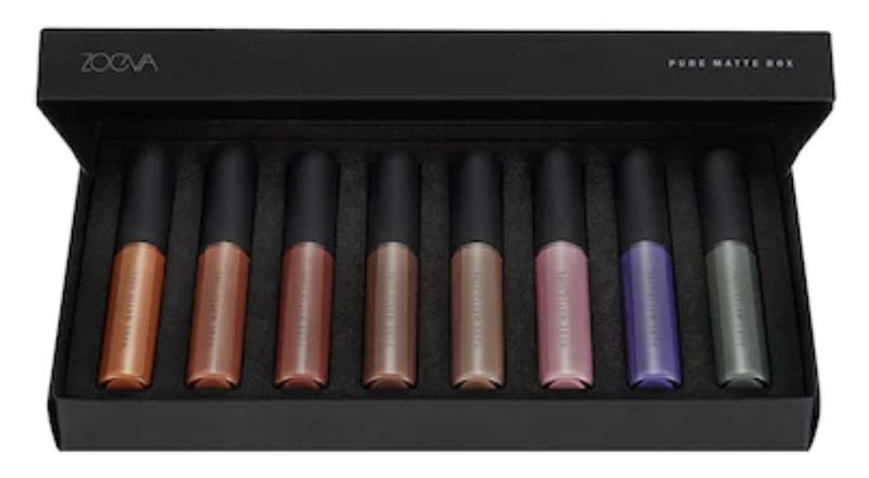 ZOEVA Pure Matte Lips Box mit 8 Liquid Lipsticks für 31,99€ (statt 65€)