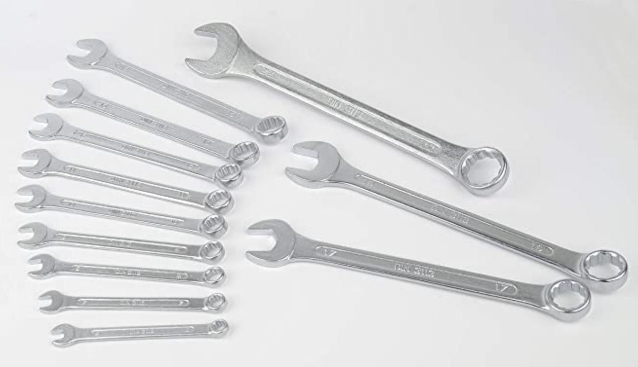 🔧 Brüder Mannesmann Gabel Ringschlüsselsatz 12 tlg. für 7,82€ (statt 13€)