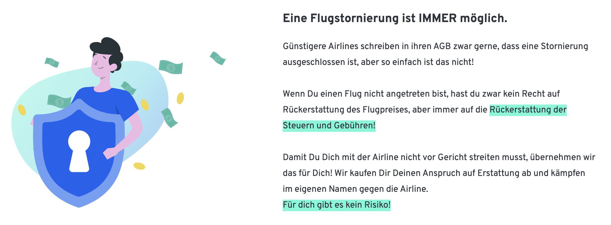 RightNow: Rückerstattung für Flugstornierung   bis 3 Jahre rückwirkend