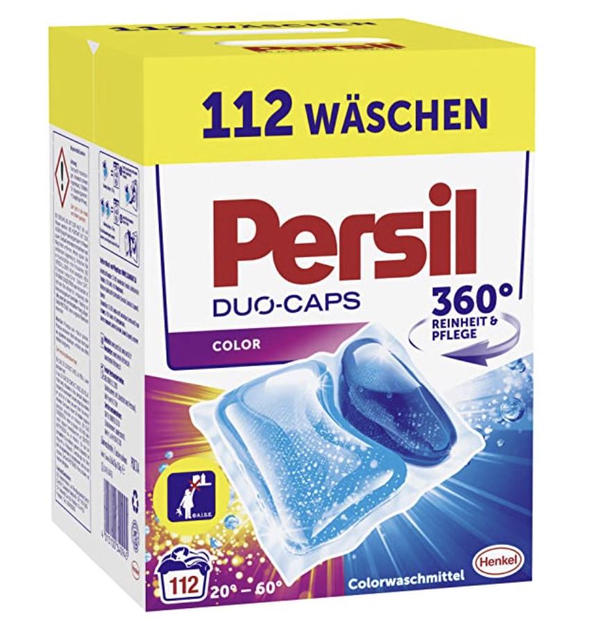 Persil Duo Caps Color (112 WL) für 18,72€ (statt 25€)   Prime Sparabo