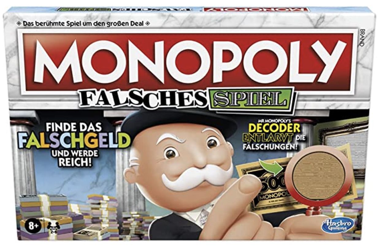 Monopoly Falsches Spiel für 12,60€ (statt 20€)   Prime