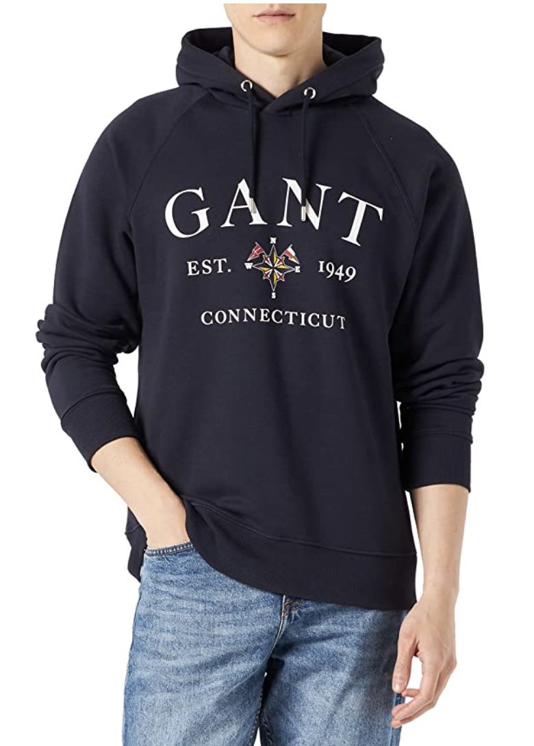 GANT D1 Sailing Sweat Herren Kapuzenpullover für 35,99€ (statt 84€)