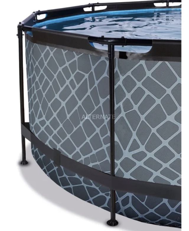 Exit Toys Stahlrahmen Pool 360 x 122 cm mit Sandfilteranlage für 374€ (statt 530€)