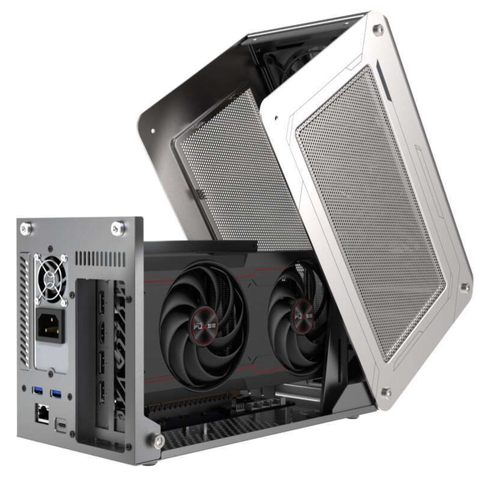 Sapphire GearBox 500 eGPU inkl. Pulse AMD Radeon RX 6600 XT für 494,99€ (statt 597€)