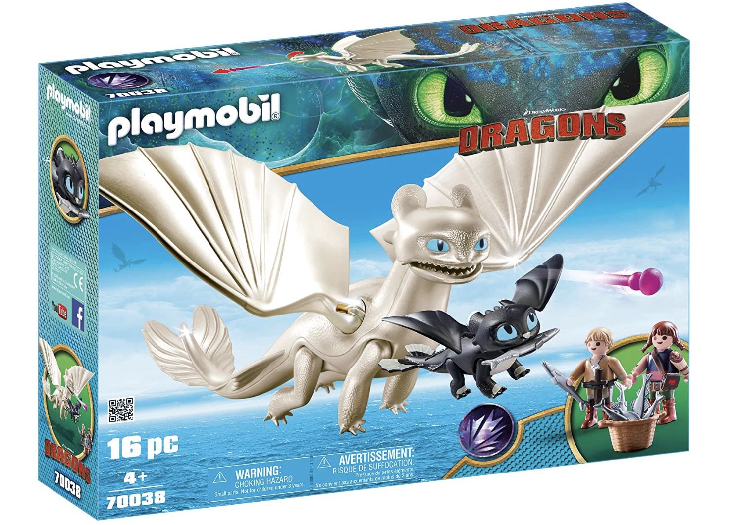 Playmobil 70038 DreamWorks Dragons, Tagschatten und Babydrachen mit Kindern für 12,99€ (statt 20€)