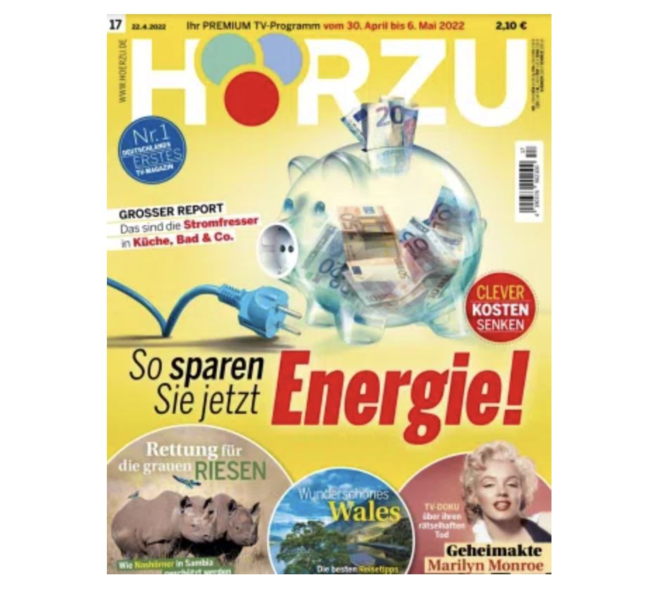 13 Ausgaben der HÖRZU TV-Zeitschrift GRATIS (statt 33€)
