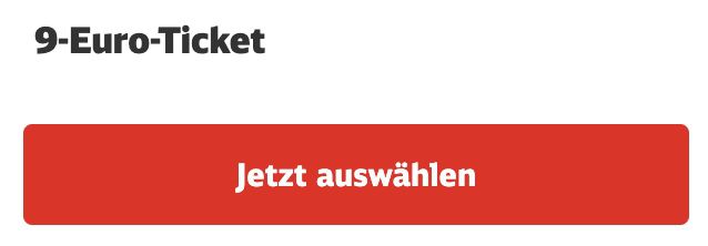 Deutsche Bahn: jetzt das 9€ Ticket online kaufen