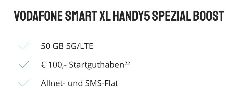 OnePlus 10 Pro 5G 256GB für 49€ + Vodafone Allnet Flat mit 50GB LTE/5G für 44,99€ mtl. + 100€ Bonus