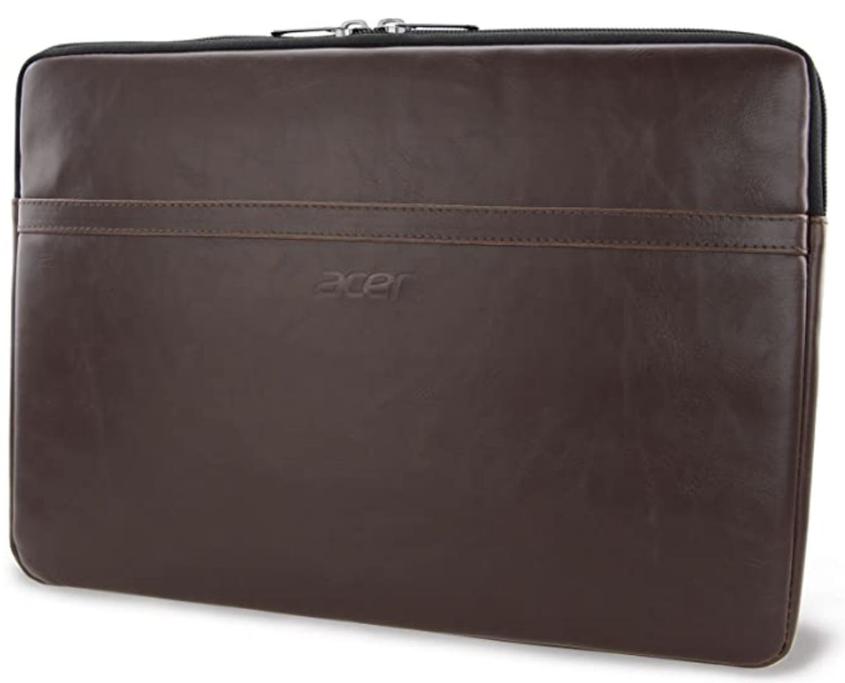 Acer Premium Notebook Sleeve (bis 14 Zoll) in Braun aus Kunstleder für 9,99€ (statt 13€)