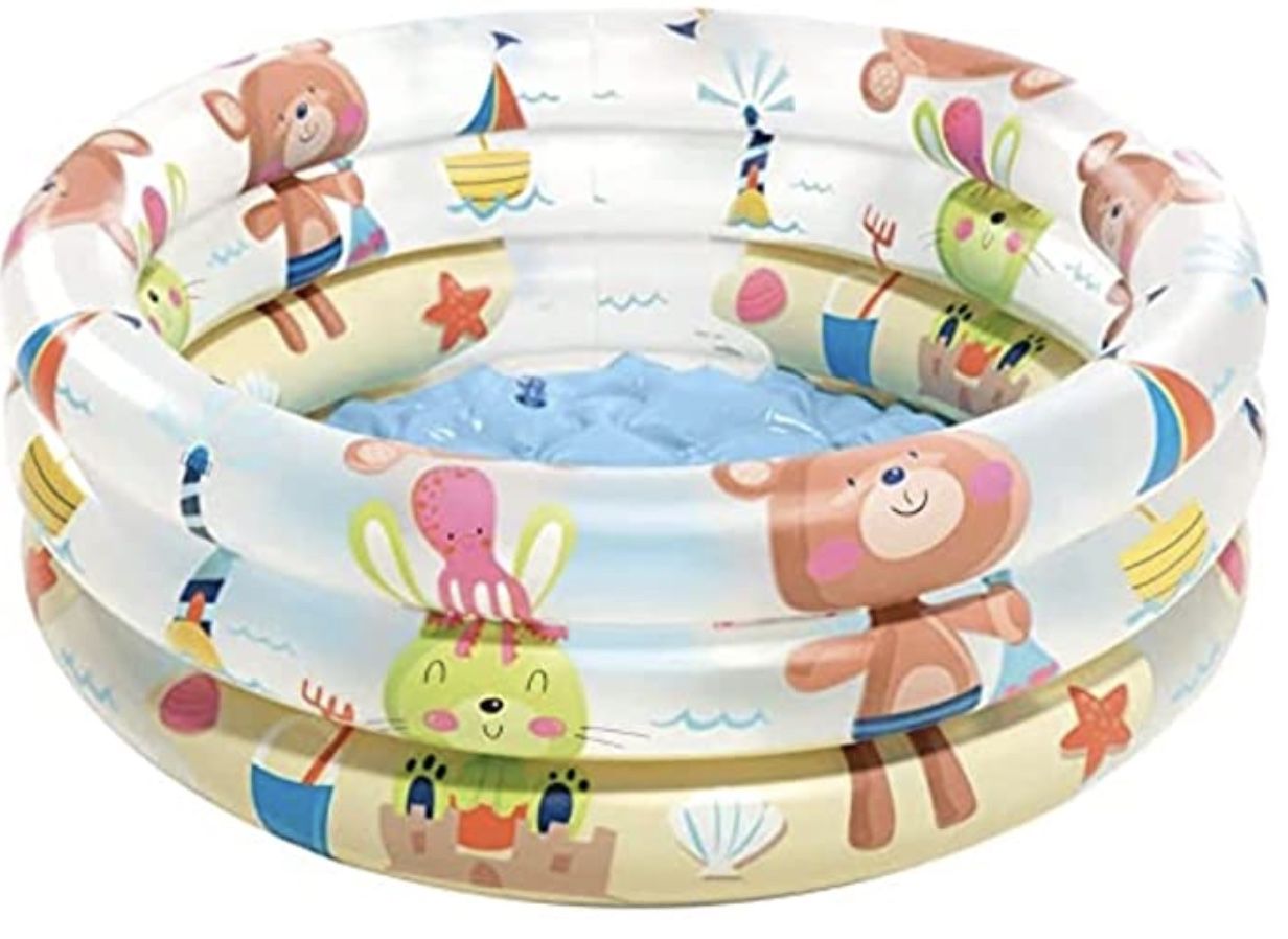 Intex aufblasbarer 3 Ring Pool 61 x 22 cm für 3,51€ (statt 9€)   Prime