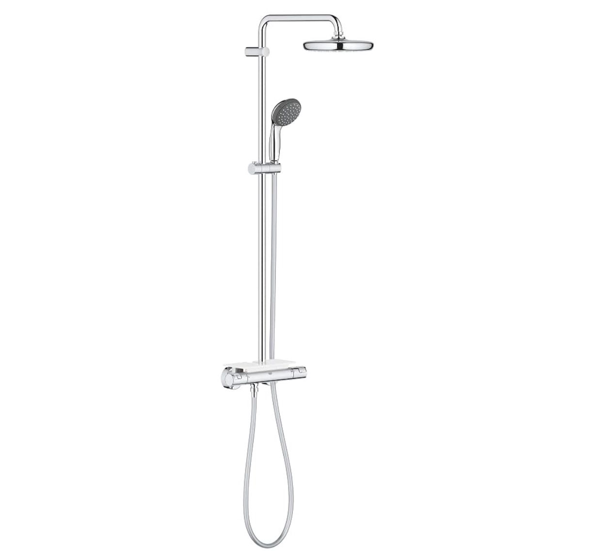 GROHE Vitalio Start System 210   Duschsystem mit Thermostatbatterie für 246,99€ (statt 294€)