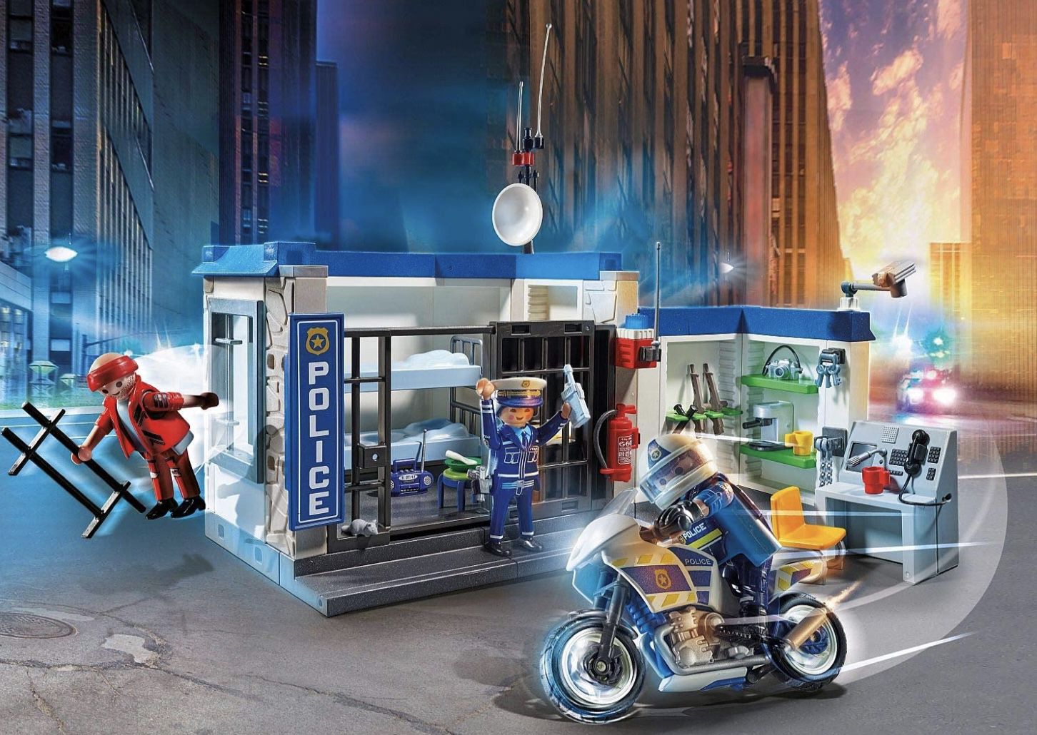 PLAYMOBIL City Action 70568 Polizei   Flucht aus dem Gefängnis für 19,99€ (statt 29€)