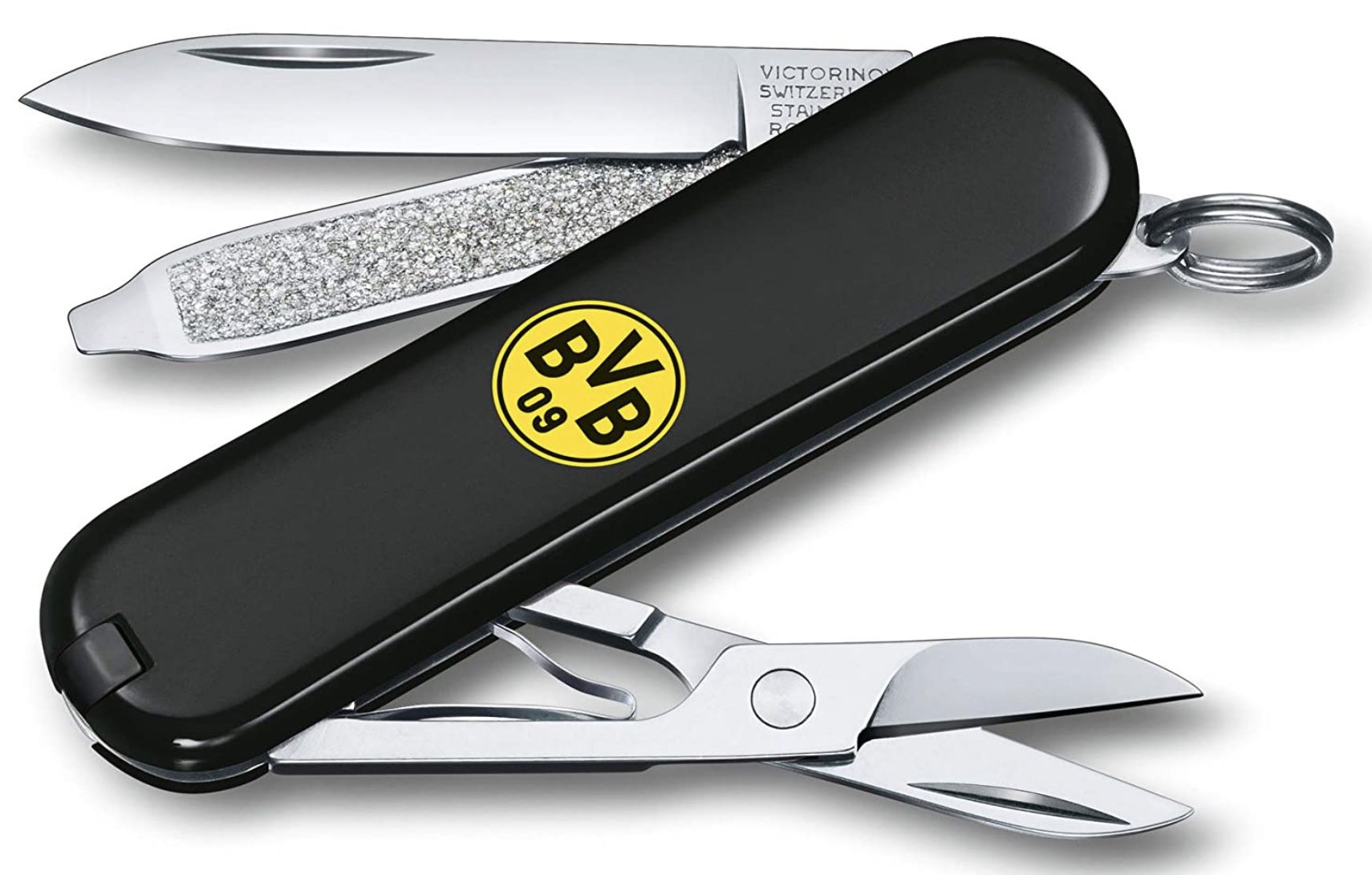 VICTORINOX BVB Kollektion   Ta­schen­mes­ser Classic für 28€ (statt 31€)   Prime