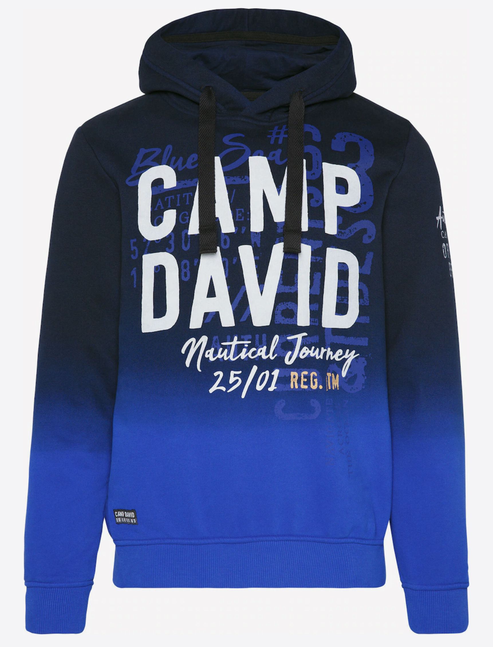 Camp David Dip Dye Hoodie mit Logo Rubber Print für 49,90€ (statt 80€)