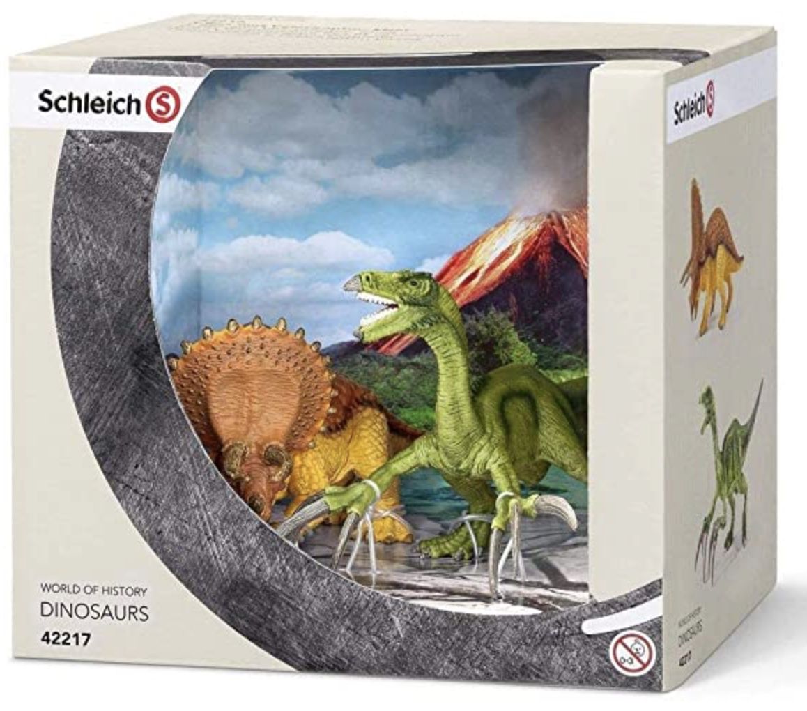 Schleich Triceratops und Therizinosaurus für 8,49€ (statt 15€)   Prime