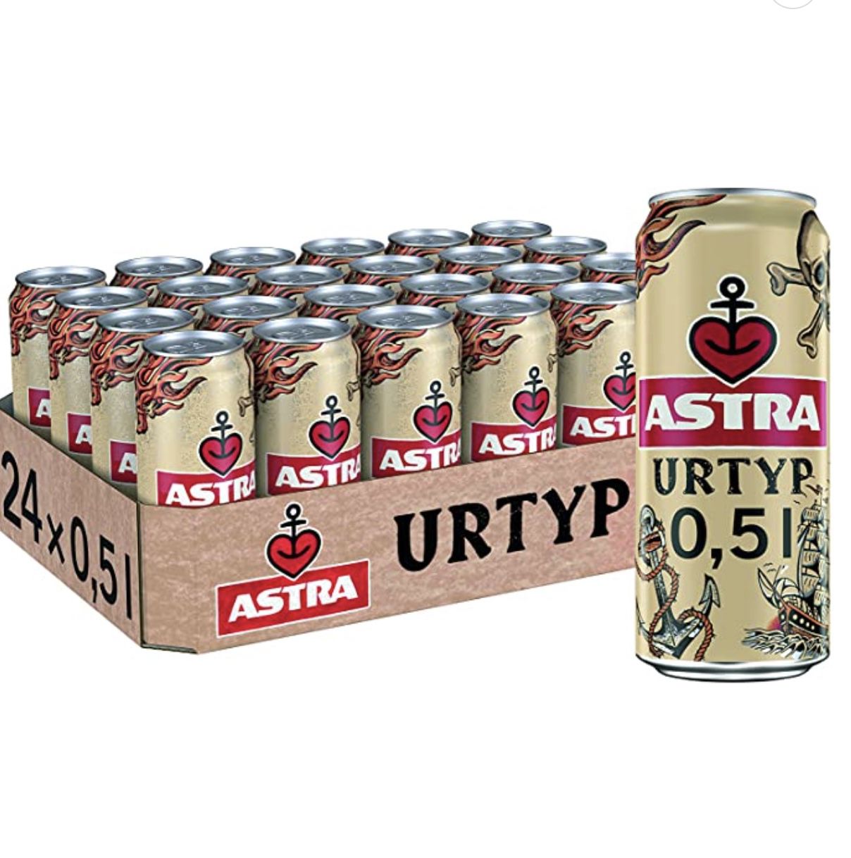24x ASTRA Urtyp Dosenbier (0,5 L) für 16,93€ zzgl. Pfand