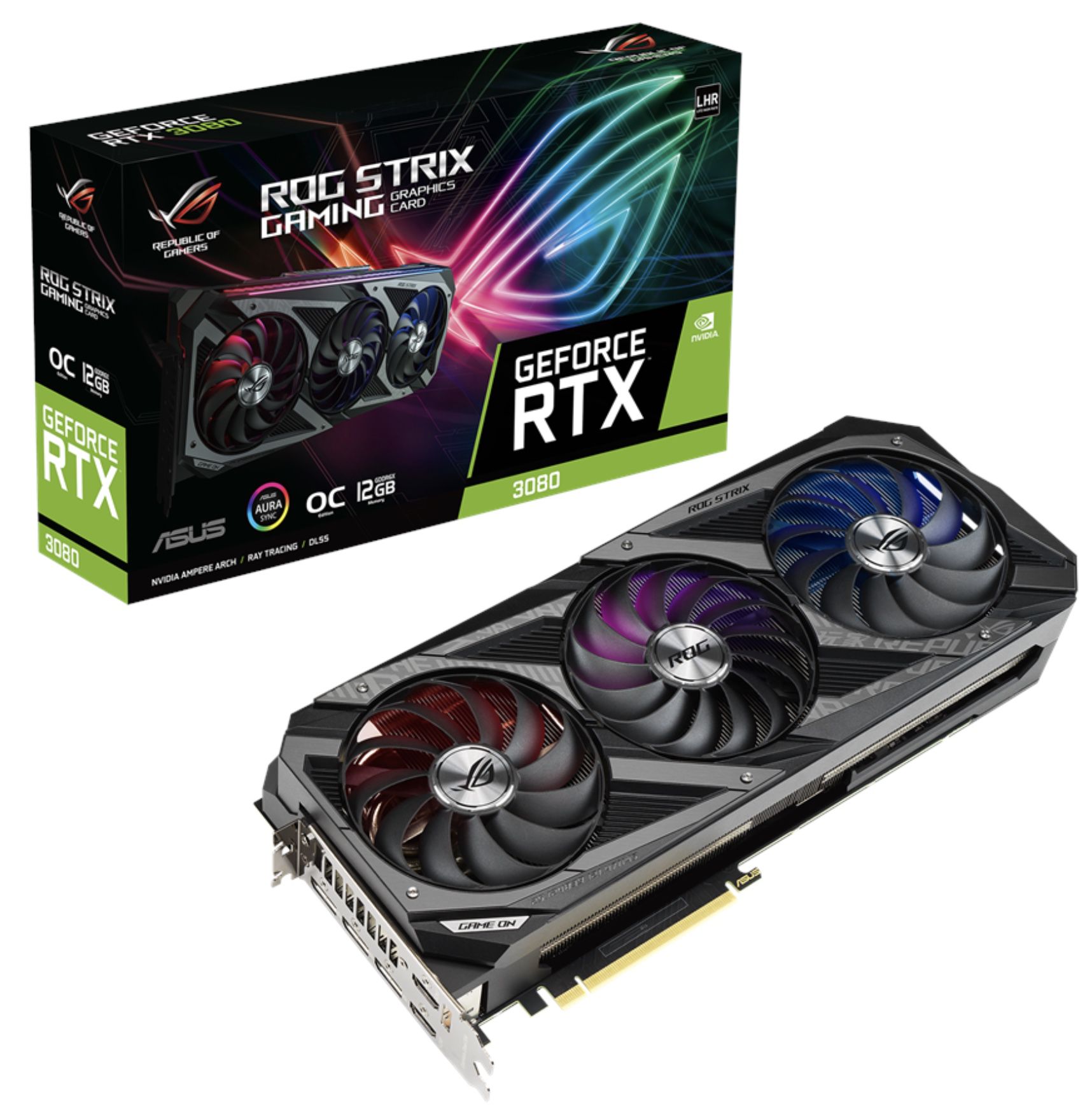 Asus GeForce RTX 3080 ROG STRIX OC V2 LHR 12GB für 1.103,99€ (statt 1.235€)