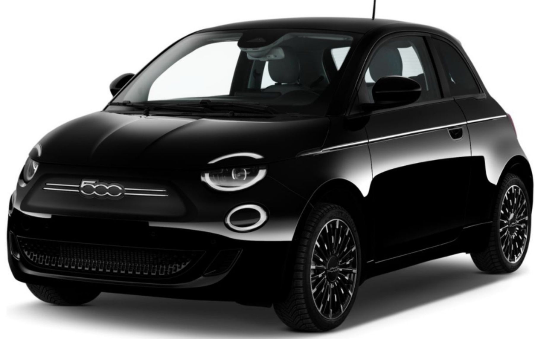 Privat: Fiat 500 E Action mit 95 PS für 129€ mtl. + GRATIS 500€ Deutsche Bahn Gutschein