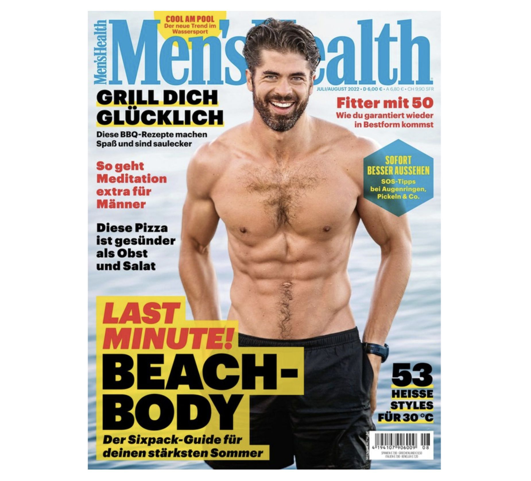 12 Ausgaben Mens Health für direkt reduzierte 24,90€ (statt 77€)