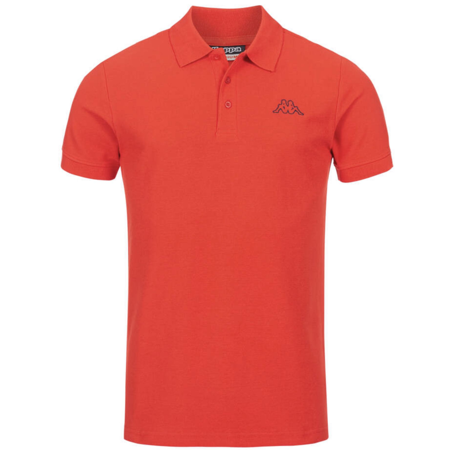 Kappa Veeny Herren Poloshirt in Rot für 11,72€ (statt 16€)   nur L + XL