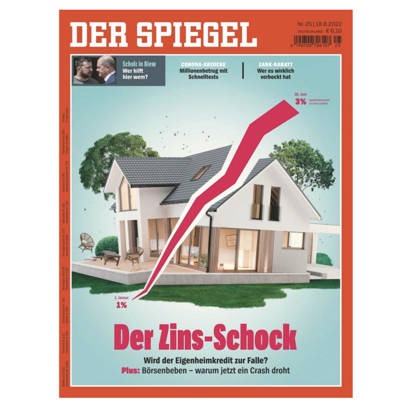 Der Spiegel Miniabo (6 Ausgaben) für 5,95€ (statt 34€)   selbstkündigend