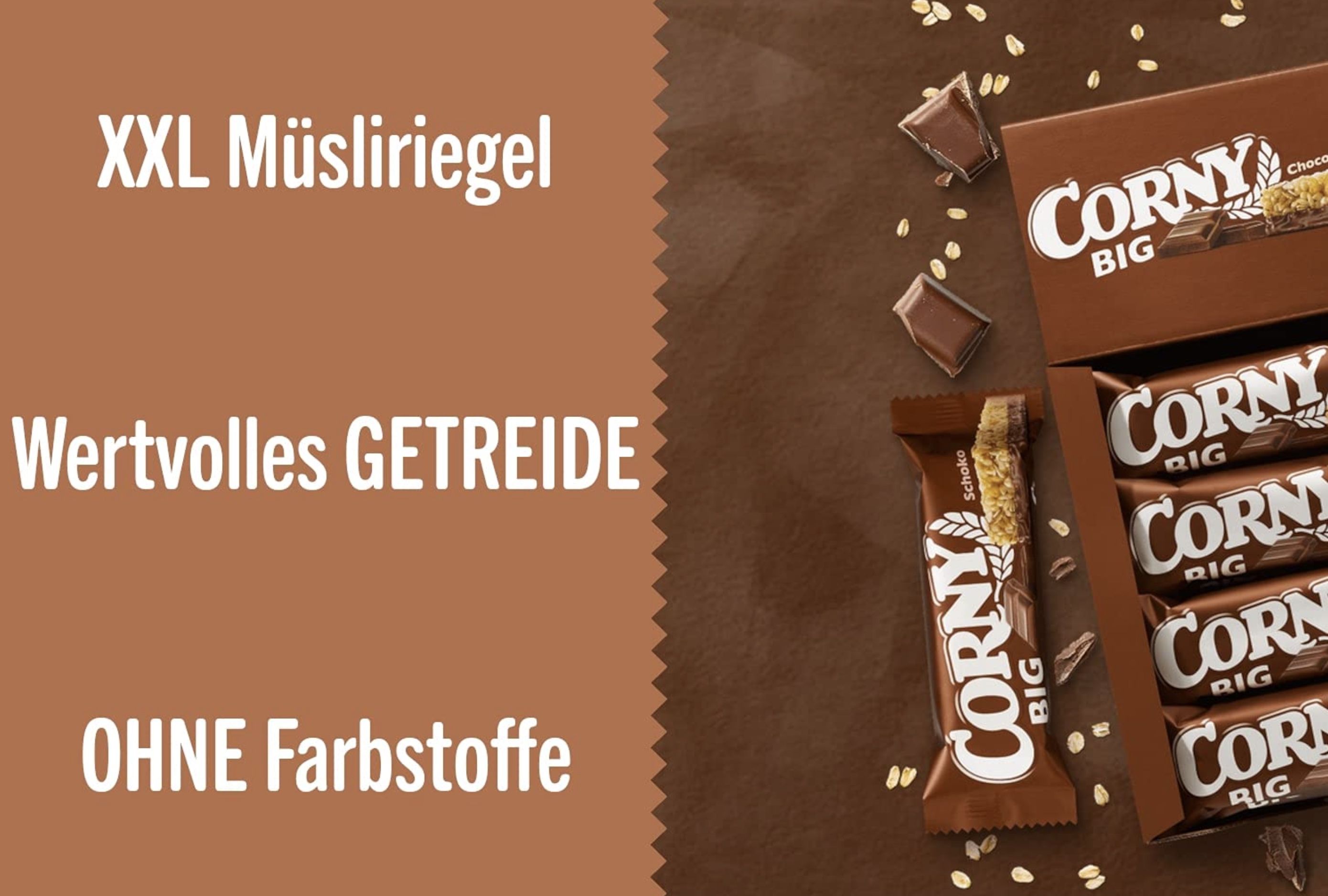 🍫 24er Pack Corny Big Schoko ab 14,53€ (statt 19€)