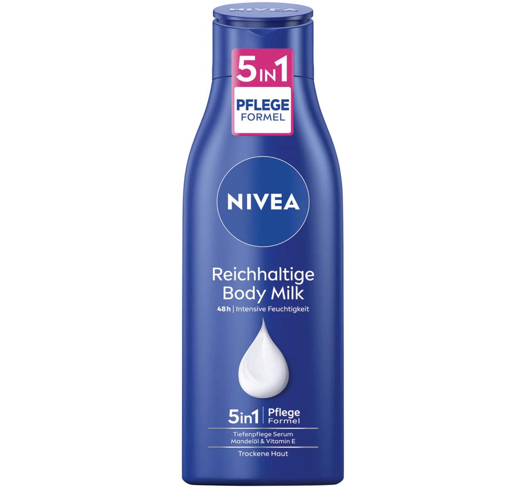 4x NIVEA Reichhaltige Body Milk mit Mandelöl ab 9€ (statt 14€)   Prime Sparabo