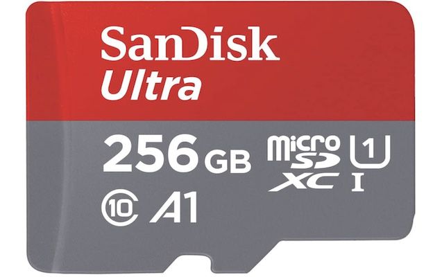 SanDisk Ultra microSDXC UHS I Speicherkarte 256 GB + Adapter für 19,99€ (statt 30€)