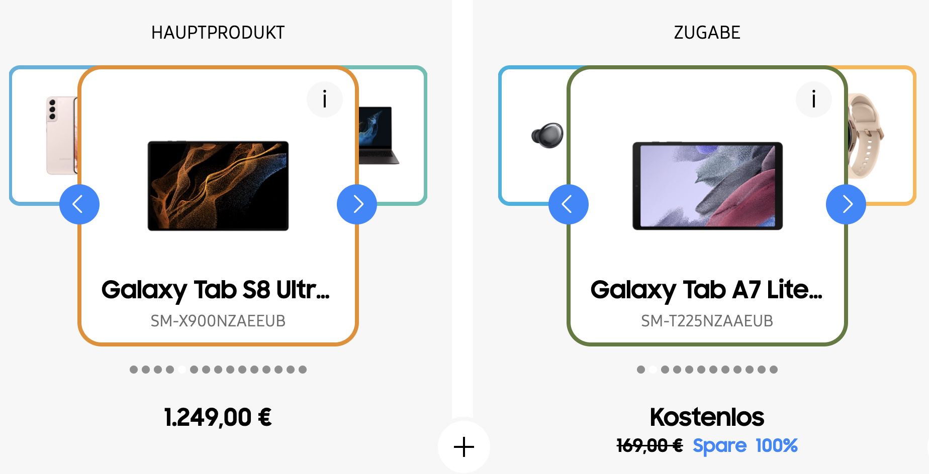 Samsung: 2 Produkte zum Preis von 1   z.B. 85“ QLED + 43“ Crystal UHD für 2.499€ (statt 2.792€) + viele weitere gute Deals