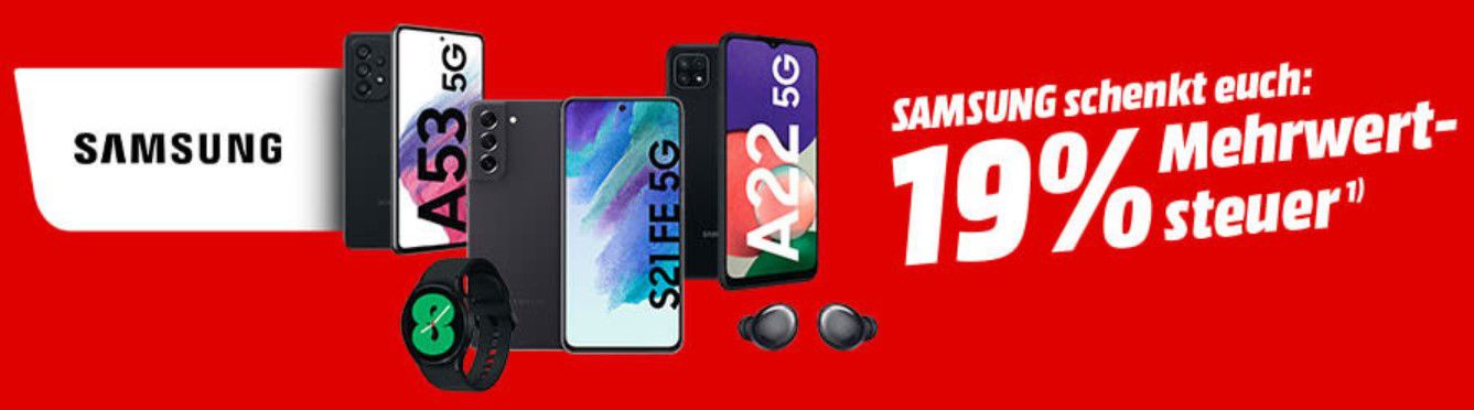 Saturn Media Markt Sensationspreise auf ausgewählte Samsung Galaxy Artikel