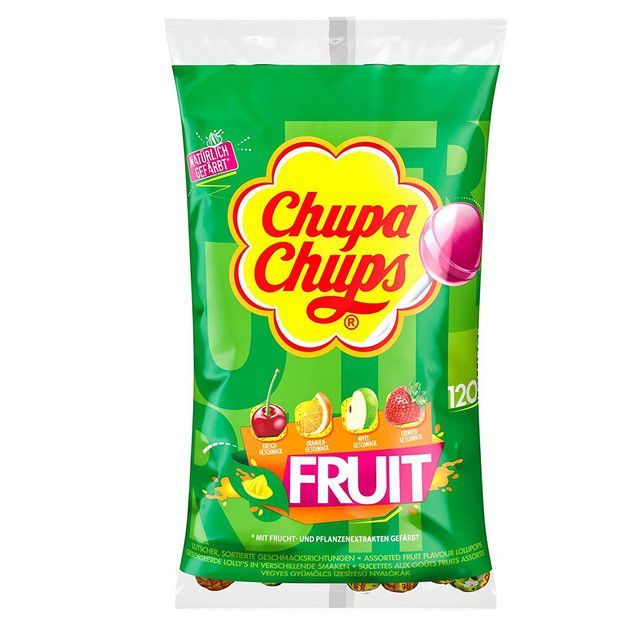 Chupa Chups Fruchtlutscher 120 Lollis im Nachfüllbeutel für 10€ (statt 17€)  prime