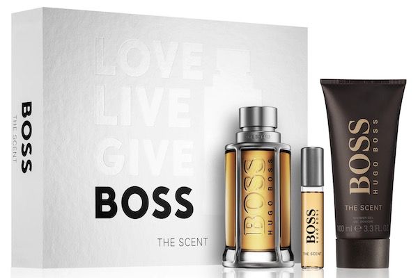 Hugo Boss The Scent Geschenkset (EdT 100 ml + EdT 10 ml + SG 100ml) für 51,60€ (statt 68€)