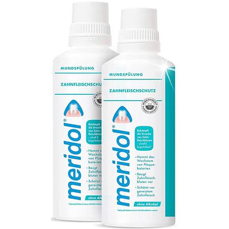 🦷 10x meridol Mundspülung ohne Alkohol, 400ml ab 19,99€ (statt 60€) – MHD 08/26