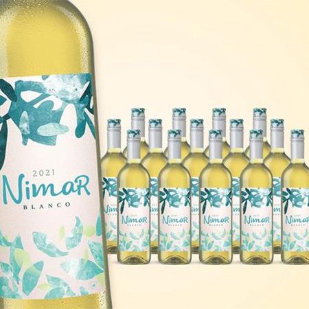 15 Flaschen Nimar Blanco 2021 &#8211; Spanischer Weißwein, halbtrocken für 45,89€ (statt 74€)