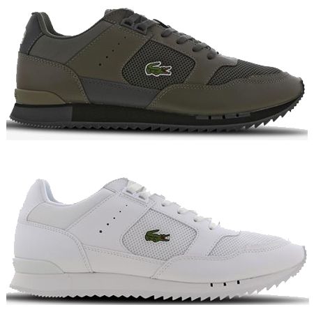 Lacoste Partner Piste Herren Sneaker in Oliv oder Weiß für 76,49€ (statt 90€)