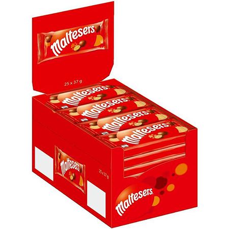 🍬 25er Pack Maltesers Mini-Beutel – Schokokugeln mit Knusperkern ab 10,63€ (statt 16€)