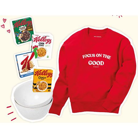 Gewinnt Eins von Zehn SOS Morning Packages mit Kelloggs