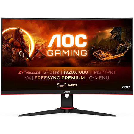 AOC C27G2ZE 27 Zoll Full-HD Gaming Monitor mit, 240 Hz, 0.5ms, FreeSync für 205,87€ (statt 224€)
