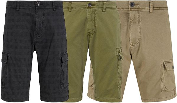 2er Pack Tom Tailor Herren Cargo Bermudas, Stretch, Slim Fit für 63,98€ (statt 90€)   Restgrößen