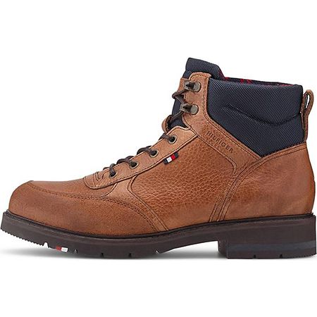 Tommy Hilfiger Warm Classic Sneakers Cut Herren Leder Boots für 57,77€ (statt 136€) &#8211; Restgrößen