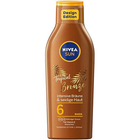 Nivea Sun Tropical Bronze LSF 6 Sonnencreme mit Carotin-Extrakt und Vitamin E für 4,69€ (statt 7€) &#8211; Prime Sparabo
