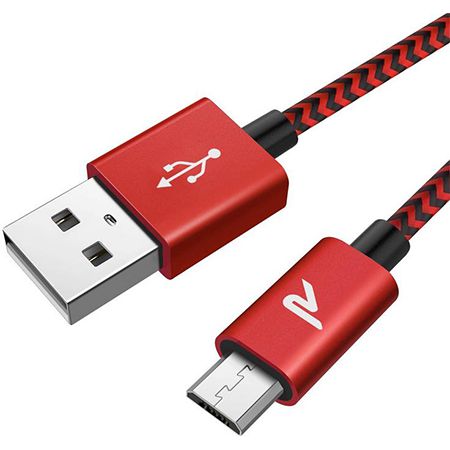 2x RAMPOW Micro USB Schnellladekabel (1m) mit geflochten Nylon für 3,49€ (statt 7€) &#8211; Prime