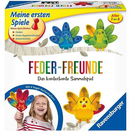 Ravensburger 20587 Feder-Freunde Kinderspiel für 5,70€ (statt 13€) &#8211; Prime