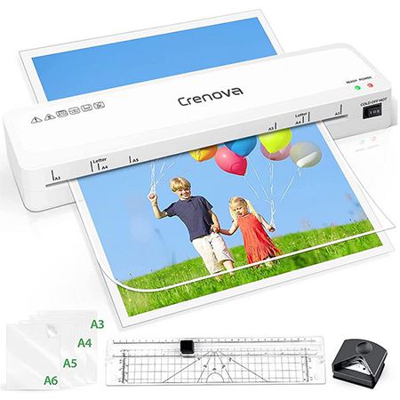 Crenova A3 Laminierset mit 30 Laminierfolien und Zubehör für 33,14€ (statt 50€)