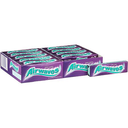 Wrigley Airwaves Cool Cassis, 30-pack, (30 x 10 drag) 