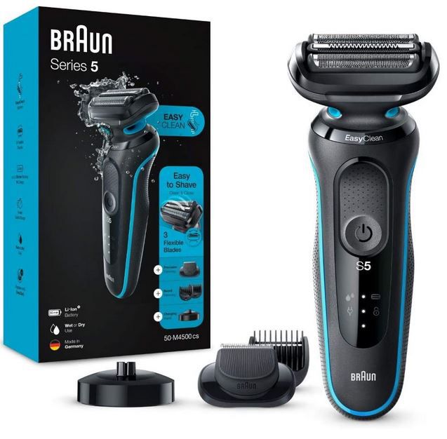 Braun Series 5 50 M4500cs Akku Nass & Trockenrasierer für 109,99€ (statt 153€)