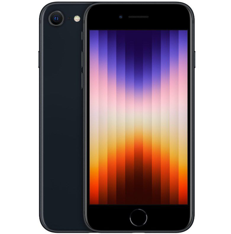 Apple iPhone SE (2022) mit 64GB in Mitternacht für 404€ (statt 449€)