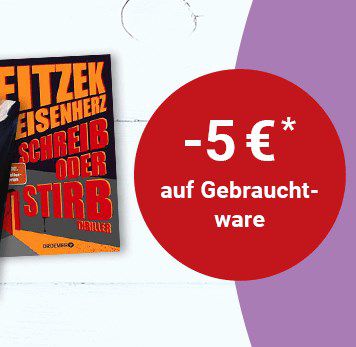 5€ Rabatt für gebrauchte Bücher bei Medimops ab 25€ Bestellwert
