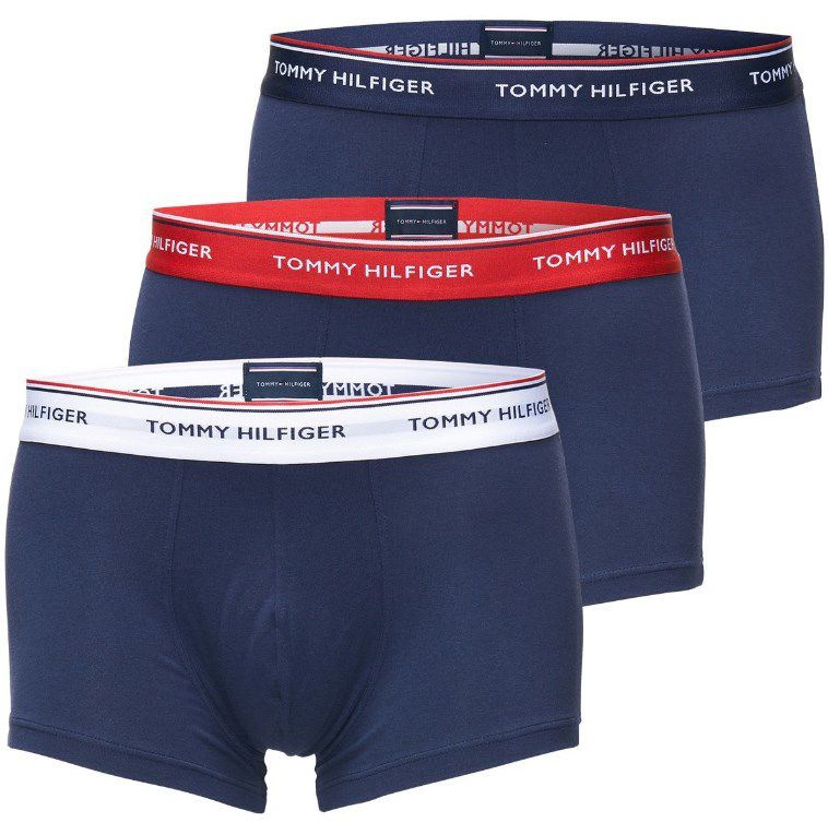 3er Pack Tommy Hilfiger Herren Boxershorts in Blau für 19,99€ (statt 28€) in S und XL