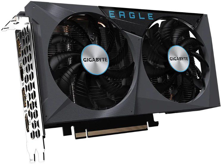 GigaByte GeForce RTX 3050 EAGLE mit 1777 Chiptakt für 279,94€ (statt 353€)